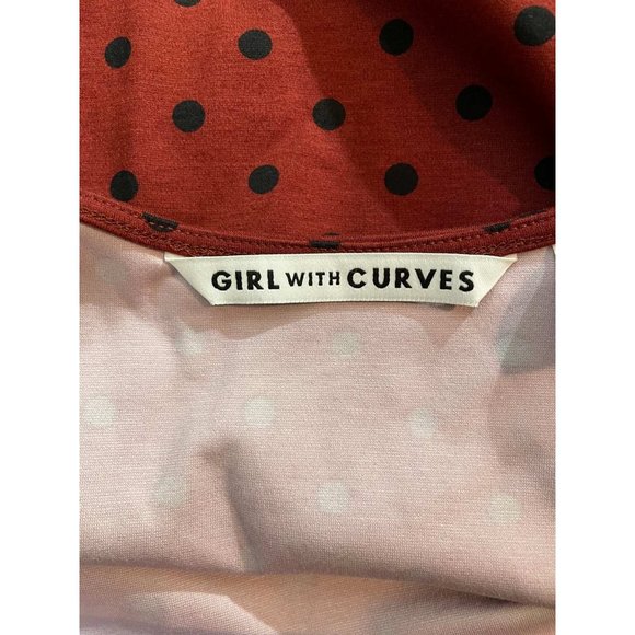 Girl With Curves Ponte Square Neck Blouse 2X (606) - Picture 5 of 8